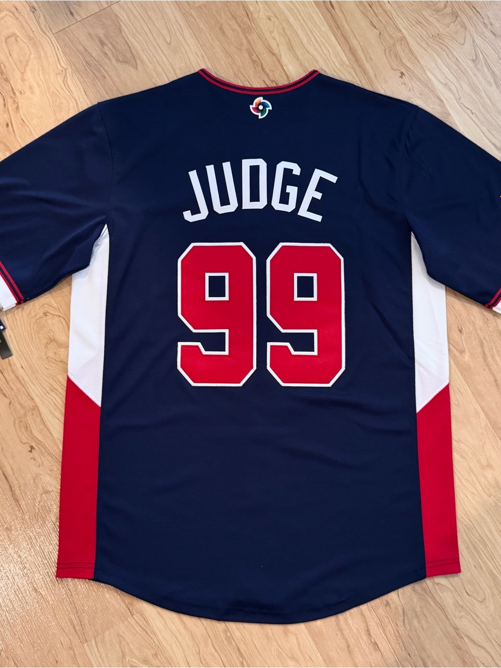 NWT Nike Navy Red Judge #99 Men's Jersey
